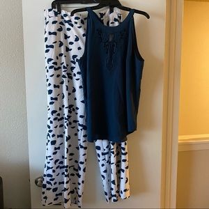 New York & Co. Wide leg pant and matching top